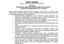 Cen Sui Lan Terbitkan Edaran Ketertiban Ramadan Natuna